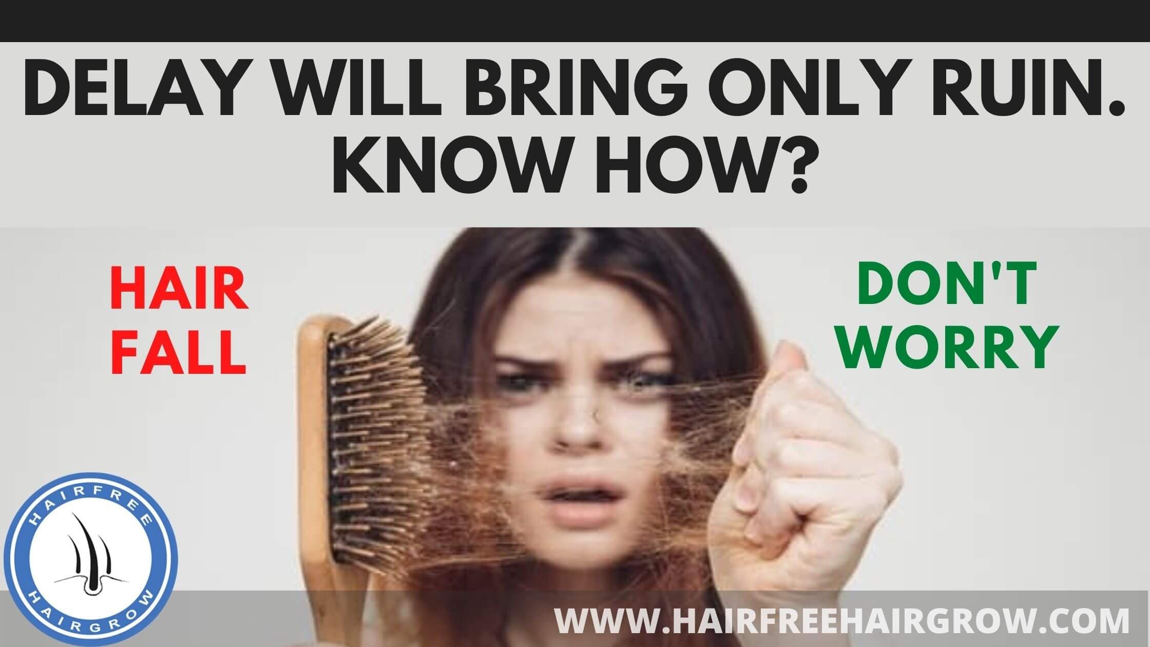 a young lady shocked with hair loss in women